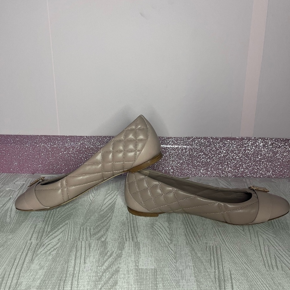 Burberry Blush Quilted Flats